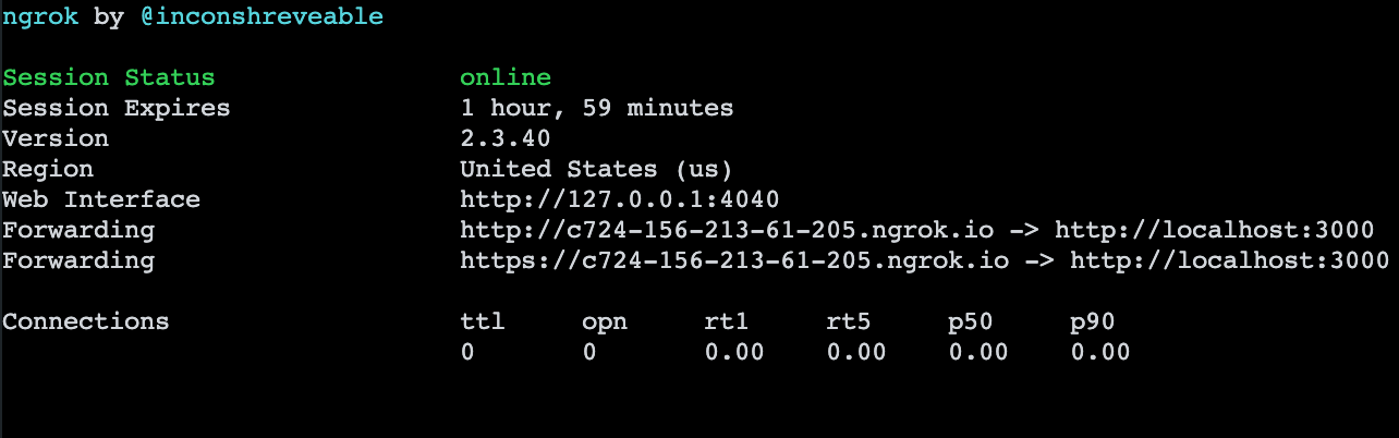 Ngrok exposing localhost