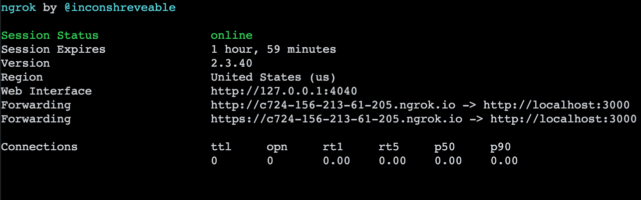 Ngrok exposing localhost