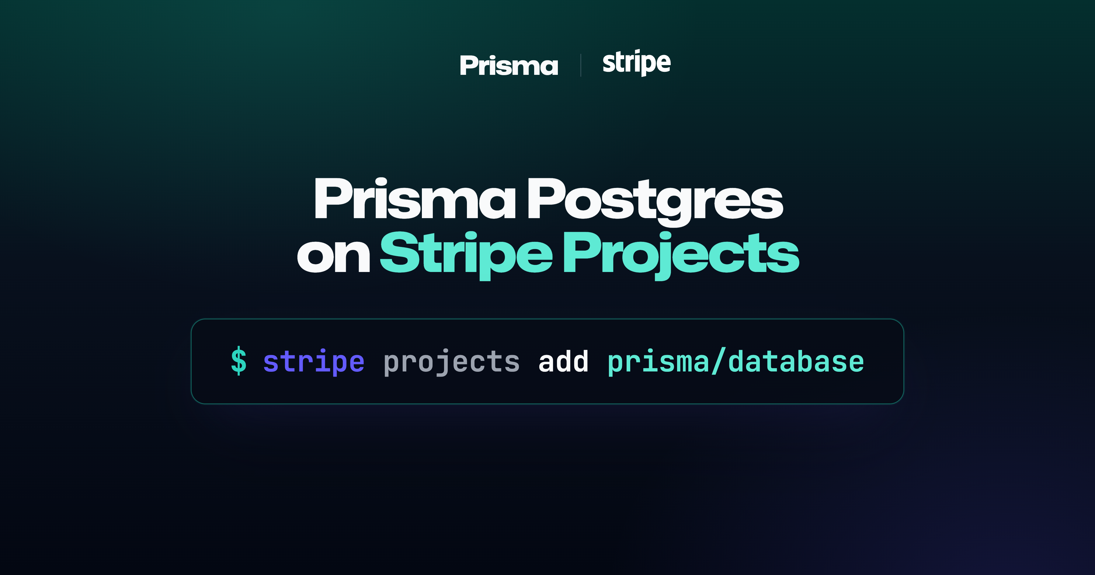 Your agent can now provision Prisma Postgres through Stripe